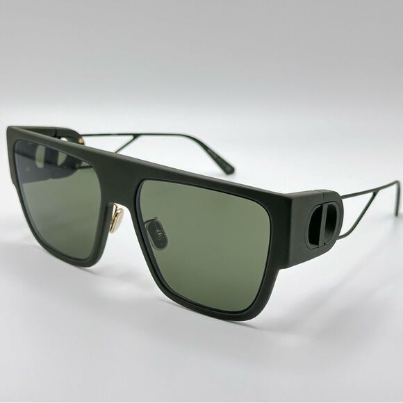 BRAND NEW Dior 30MONTAIGNE S3U 56C0 Matte Green/Green Women Sunglasses - Picture 4 of 11